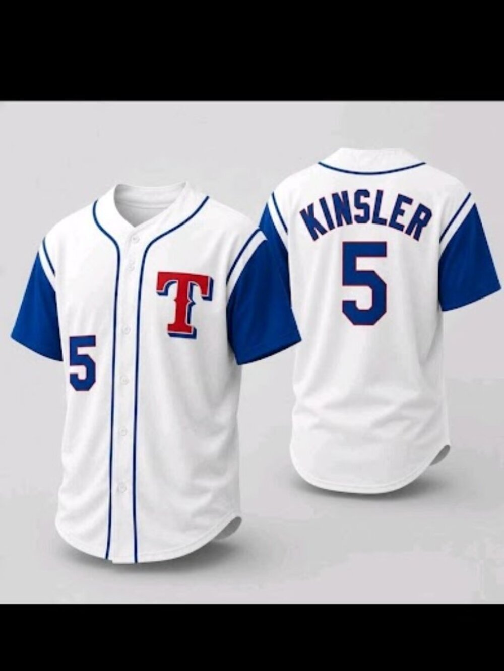 NEW XL Ian Kinsler 2008 Sleeveless #5 Texas Rangers SGA Jersey 6/18/26